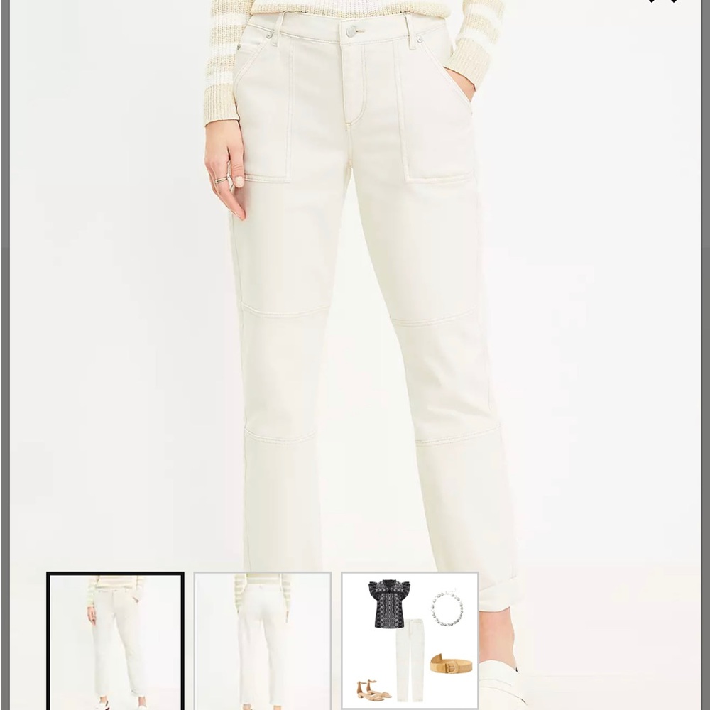 Girlfriend utility style pants